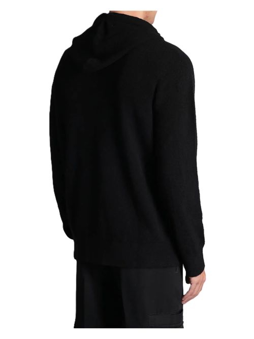 Roberto Collina felpa zip-up hoodie nero Roberto Collina | 253M14307M1409 NERO